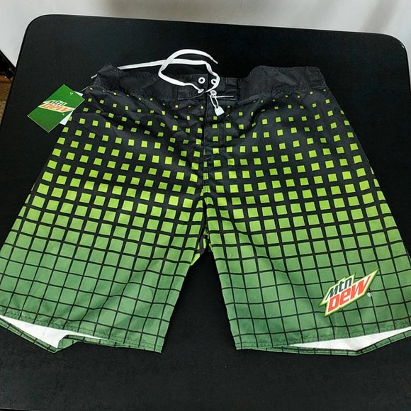 mountain dew swim trunks